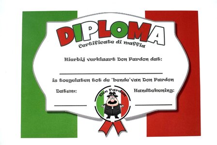 Diploma Don Pardon