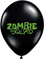 Zombie Squad ballon zwart
