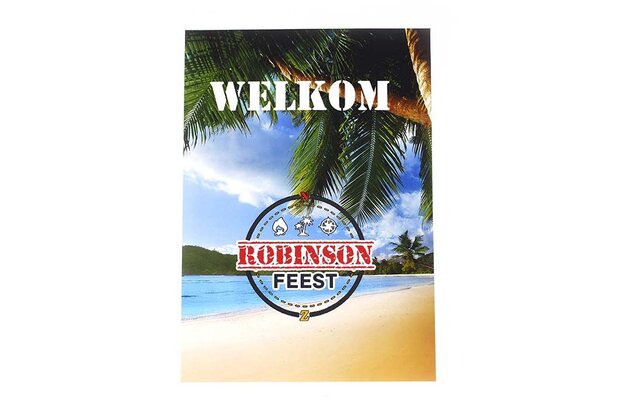 Welkomsblad deur