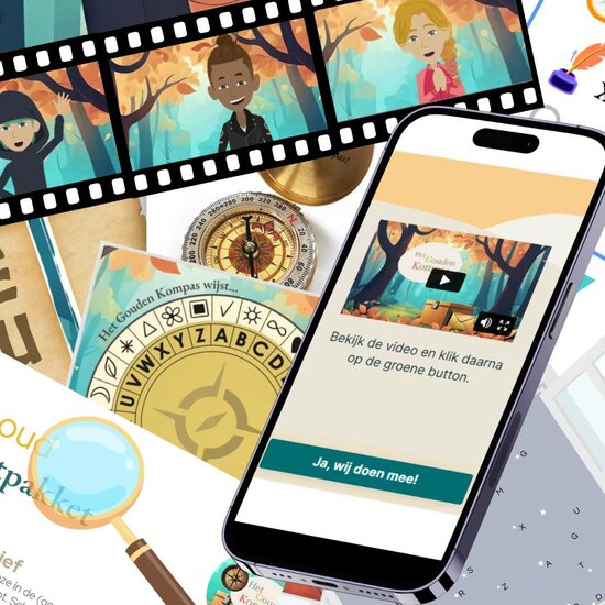 Speurtocht met app en animatievideo&#039;s uniek locohippo speurtochtpakket
