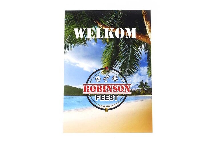 Welkomsblad deur