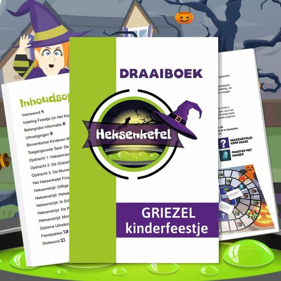Draaiboek kinderfeestje Heksenketel griezelfeestje