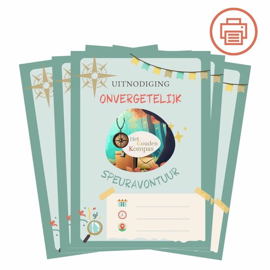 Uitnodigingen speurtocht