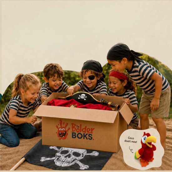 Verhuurkist themabox piratenfeestje