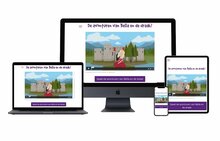 Laat de animaties eenvoudig bekijken op tablet, laptop of computer.