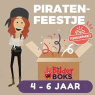Themaverhuurkist Piratenfeestje voor thuis. De schat van kapitein Berend. 