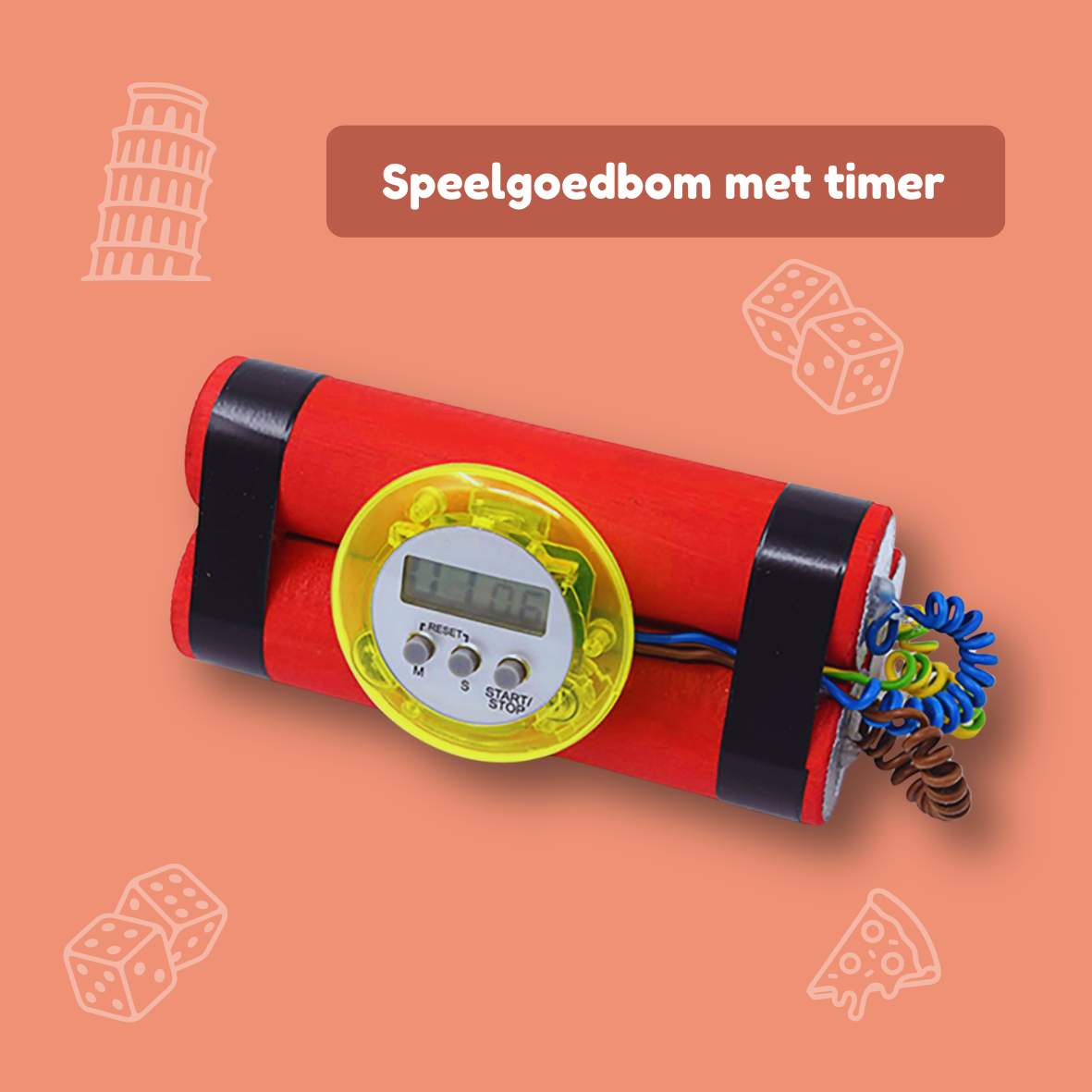 Bom met timer kaboom